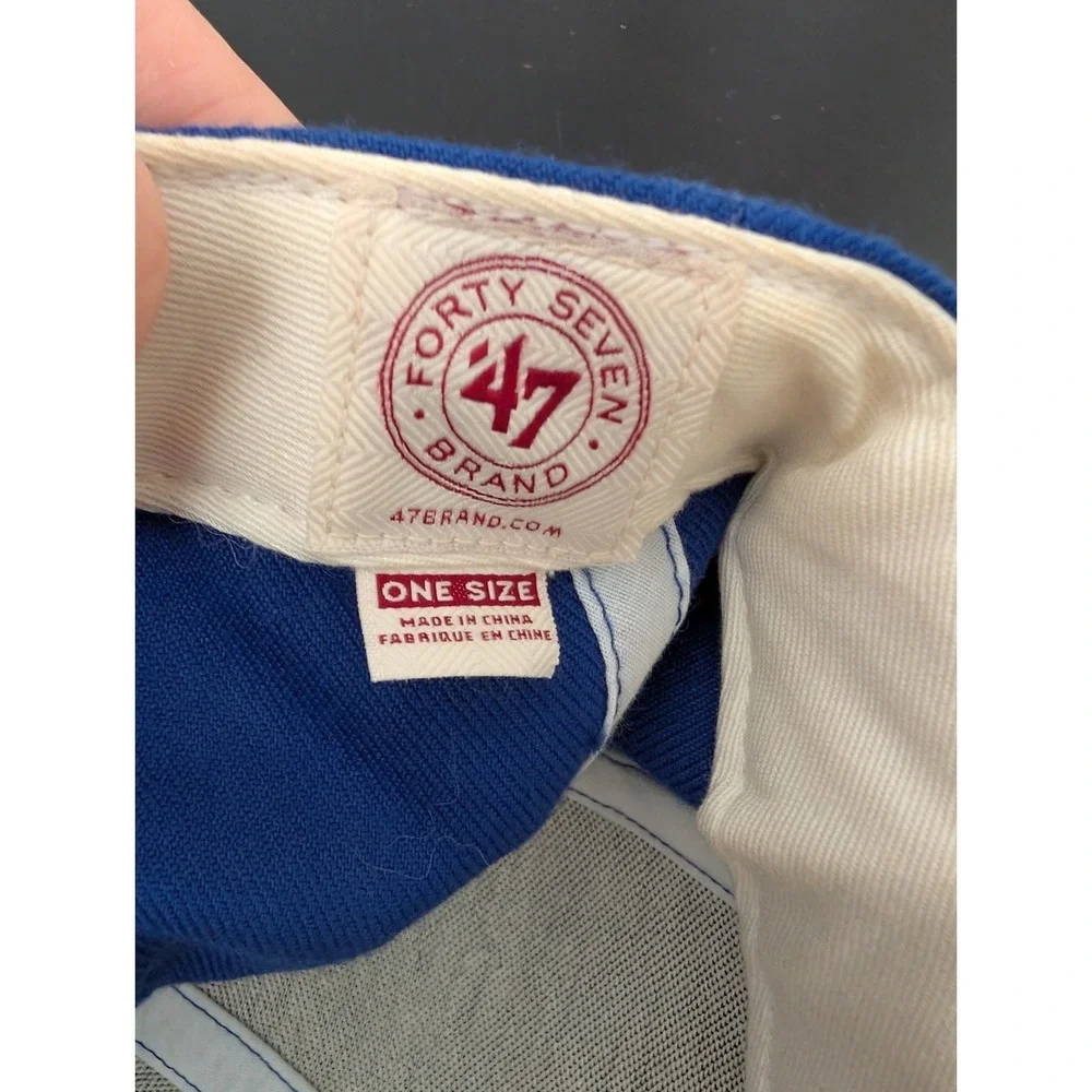 Chicago Cubs MLB‎ Snapback Hat OSFM Blue Red '47 Brand